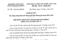 Nghị quyết số 02/2023/NQ-HĐND về Xây dựng nông thôn mới thành phố Hải Phòng giai đoạn 2021-2025