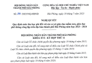 Nghị quyết số 04/2023/NQ-HĐND về Quy định mức thu học phí đối với các cơ sở giáo dục mầm non, giáo dục phổ thông công lập trên địa bàn thành phố Hải Phòng năm học 2023-2024