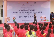 Giao lưu văn hóa Việt-Hàn tại Trường Tiểu học Nguyễn Trãi (quận Hồng Bàng)