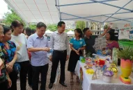 Hội chợ Quảng bá sản phẩm thân thiện môi trường quận Ngô Quyền Thu hút 24 gian hàng với hàng trăm sản phẩm trưng bày