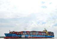 Cảng Hải Phòng tiếp nhận tàu Maersk Jabal của hãng tàu Maersk đến khu vực Đình Vũ