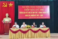 Tổ đại biểu số 5 HĐND thành phố tiếp xúc cử tri quận Lê Chân sau Kỳ họp thứ 11 HĐND thành phố khóa XVI, nhiệm kỳ 2021-2026