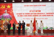 Ban Nội chính Thành ủy kỷ niệm 10 năm Ngày tái thành lập Ban (5/8/2013-5/8/2023) và đón nhận Huân chương Lao động hạng Ba