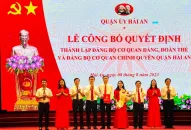 Quận Hải An: Công bố Quyết định thành lập Đảng bộ cơ quan Đảng, đoàn thể và Đảng bộ cơ quan chính quyền quận, nhiệm kỳ 2020-2025