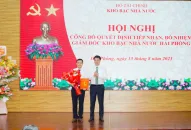 Công bố Quyết định bổ nhiệm Giám đốc Kho bạc Nhà nước Hải Phòng