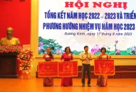 Quận Dương Kinh biểu dương, khen thưởng nhiều tập thể và cá nhân có thành tích xuất sắc trong năm học 2022-2023