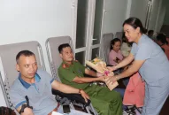 Đông đảo cán bộ, công chức, viên chức, người lao động quận Hồng Bàng tham gia chương trình hiến máu tình nguyện