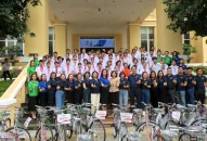 Tặng 66 xe đạp cho trẻ em có hoàn cảnh đặc biệt khó khăn