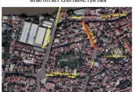 Tổ chức giao thông tạm thời đường Lê Quốc Uy, quận Kiến An phục vụ thi công hệ thống thoát nước