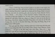 Công ty TNHH Sao Vàng gửi thư cảm ơn Phòng An ninh kinh tế, Công an huyện An Lão