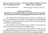 Hướng dẫn thực hiện thu và sử dụng học phí đối với cơ sở giáo dục mầm non, giáo dục phổ thông công lập năm học 2023-2024