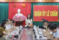 Thu ngân sách trên địa bàn quận Lê Chân 8 tháng đầu năm 2023 ước đạt 581,161 tỷ đồng