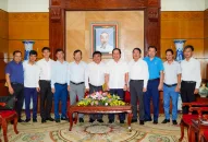 Bí thư Thành ủy tiếp, làm việc với Đoàn công tác của Báo Tuổi trẻ