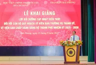 Khai giảng Lớp bồi dưỡng, cập nhật kiến thức đối với cán bộ quy hoạch Ủy viên Ban Thường vụ Thành ủy, Ủy viên Ban Chấp hành Đảng bộ thành phố nhiệm kỳ 2025-2030