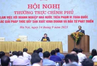 Hội nghị trực tuyến Thường trực Chính phủ với Doanh nghiệp Nhà nước, thúc đẩy sản xuất kinh doanh và đầu tư phát triển