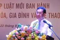 Sở Văn hóa và Thể thao phổ biến các văn bản pháp luật mới ban hành trong lĩnh vực văn hóa, gia đình và thể thao