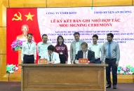 Huyện An Dương và Công ty TNHH KIOT-Hàn Quốc ký kết biên bản hợp tác xây dựng đô thị thông minh