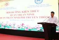 Bồi dưỡng kiến thức Quản trị an ninh và Quản trị an ninh phi truyền thống đối với Khu kinh tế, doanh nghiệp thành phố