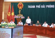 Phó Thủ tướng Trần Lưu Quang làm việc với 03 địa phương về tình hình sản xuất kinh doanh, chống buôn lậu