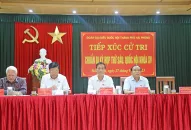 Đoàn đại biểu Quốc hội thành phố Hải Phòng tiếp xúc cử tri quận Kiến An chuẩn bị Kỳ họp thứ 6, Quốc hội khóa XV