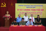 Ký kết chương trình phối hợp “Đẩy mạnh phong trào khuyến học, khuyến tài, xây dựng xã hội học tập giai đoạn 2023-2030”