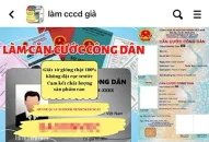 Xuất hiện nhiều đường dây làm giả căn cước công dân