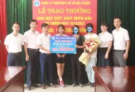 Công ty TNHH MTV Xổ số Hải Phòng: Trao thưởng 1,55 tỷ đồng cho khách hàng may mắn trúng giải Đặc biệt XSKT Miền Bắc