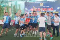 Kết thúc Giải bóng đá cúp Công đoàn Công Thương lần thứ 8 năm 2023: Đội bóng đá Tổng công ty Hàng Kênh vô địch