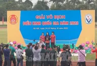 Hoàng Thanh Giang xuất sắc giành huy chương vàng nhảy xa cho điền kinh Hải Phòng