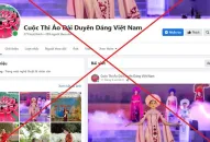Cảnh báo ‘chiêu’ lừa đảo mới qua hình thức đăng ký dự thi áo dài