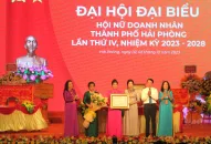 Đại hội Đại biểu Hội Nữ doanh nhân thành phố Hải Phòng lần thứ IV, nhiệm kỳ 2023-2028