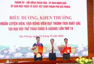 Biểu dương, khen thưởng huấn luyện viên, vận động viên đạt thành tích xuất sắc tại Đại hội Thể thao Châu Á lần thứ 19