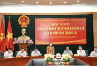 Hội nghị cung cấp thông tin và giao ban báo chí tuần thứ 40 năm 2023