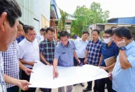 Kết luận của Chủ tịch UBND thành phố tại buổi kiểm tra việc sử dụng đất, thu hồi đất, giải phóng mặt bằng một số dự án trên địa bàn huyện Thủy Nguyên và quận Ngô Quyền