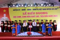 Huyện An Lão biểu dương 60 em học sinh, sinh viên xuất sắc tiêu biểu năm 2023
