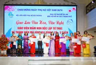 Giao lưu văn hóa, văn nghệ chào mừng ngày Phụ nữ Việt Nam 20/10, ngày Nhà giáo Việt Nam 20/11