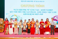 Phụ nữ Hải An với Ngày hội sáng tạo khởi nghiệp, kết nối tiêu thụ sản phẩm