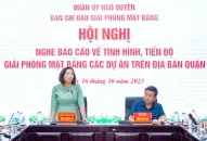 Quận Ngô Quyền tập trung đẩy nhanh tiến độ giải phóng mặt bằng các dự án trên địa bàn