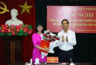 Đồng chí Nguyễn Thu Thủy giữ chức vụ Phó Trưởng Ban Dân vận Thành ủy