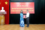 Bổ nhiệm đồng chí Hoàng Thị Hồng Ngọc giữ chức vụ Chi cục Trưởng Chi cục Tiêu chuẩn Đo lường Chất lượng