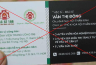 Giả làm con dấu, chữ ký bệnh viện để thu lợi