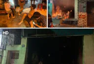 Cứu an toàn 04 người trong vụ cháy tại số 36B An Đà, Lạch Tray, quận Ngô Quyền