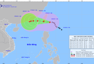 Bão Koinu khả năng giật cấp 13 khi vào Biển Đông