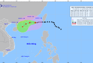 Bão số 4 gây gió mạnh, sóng lớn khu vực Bắc Biển Đông