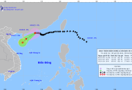 Tin bão trên biển Đông, cơn bão số 4, cập nhật 8h ngày 9/10/2023