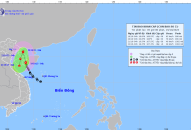 Tin bão khẩn cấp, cơn bão số 5, cập nhật 5h ngày 19/10/2023