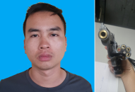 Cơ quan CSĐT Công an quận Lê Chân tạm giữ đối tượng tàng trữ trái phép vũ khí quân dụng