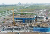 Dự án đầu tư xây dựng Trung tâm Chính trị-Hành chính thành phố: Huy động tổng lực, thi công “thần tốc”