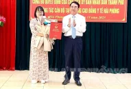 Nhân sự mới: Đồng chí Lê Thùy Dương được bổ nhiệm giữ chức vụ Phó hiệu trưởng Trường Cao đẳng y tế Hải Phòng