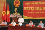 Thống nhất tiến độ, nội dung dự kiến trình tại Kỳ họp thường lệ cuối năm 2023 HĐND thành phố khóa XVI